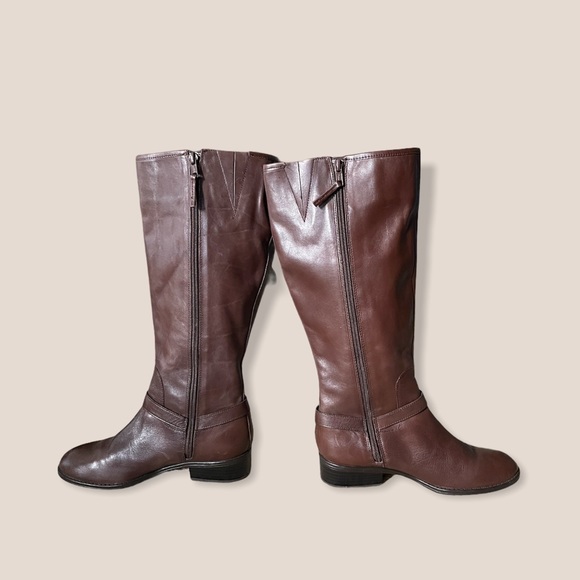 Lauren Ralph Lauren Marion Riding Boot 5.5 Brown - Picture 6 of 7